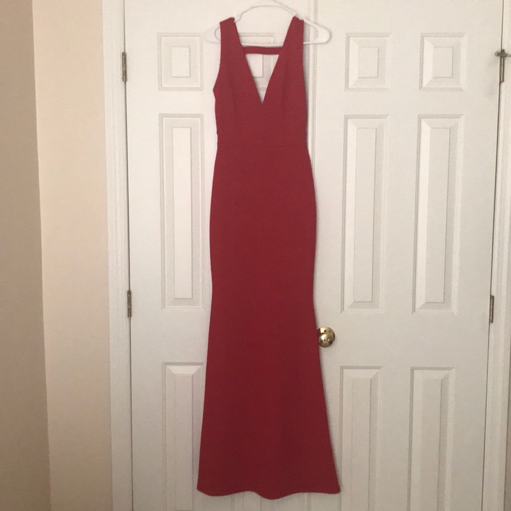 Red prom dress